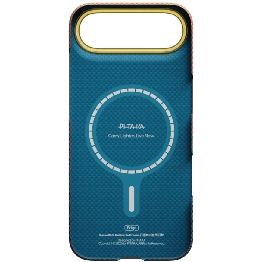 Чехол PITAKA Edge Case California Dream 05 для iPhone Air Sunset – 3
