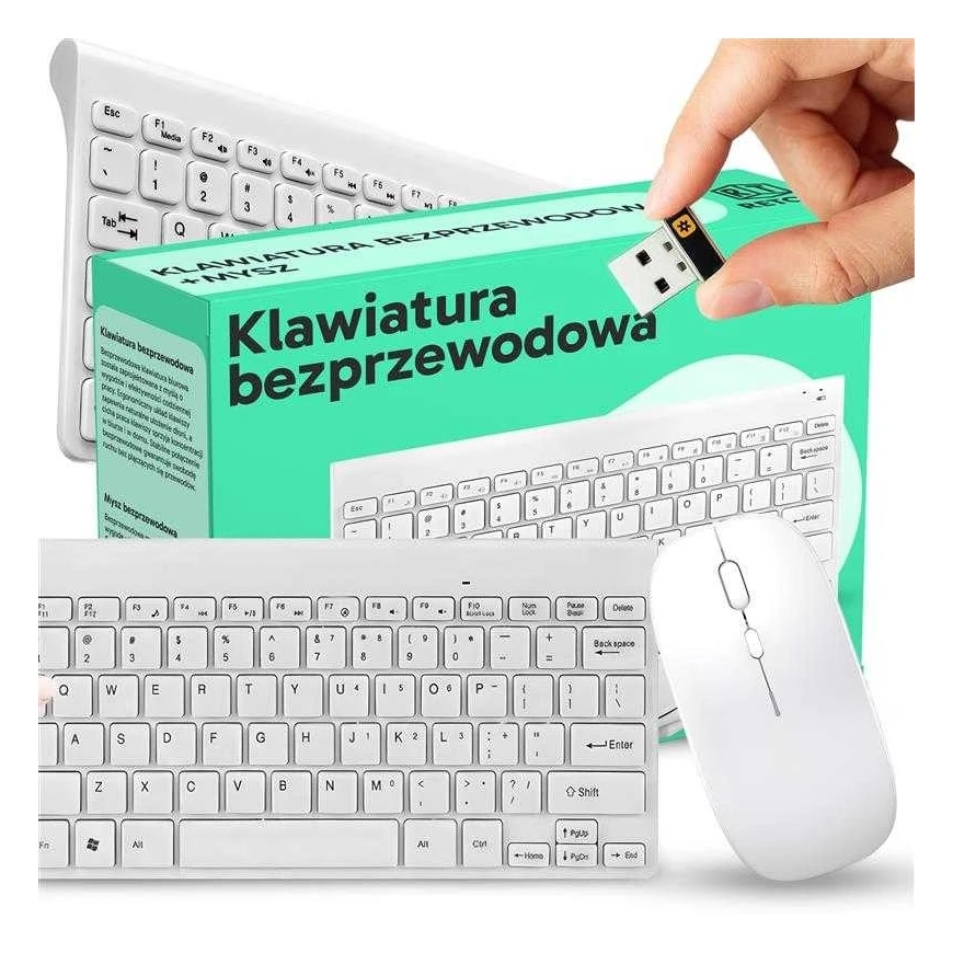 Беспроводной комплект клавиатуры и мыши с USB мини тонким e799 – 2