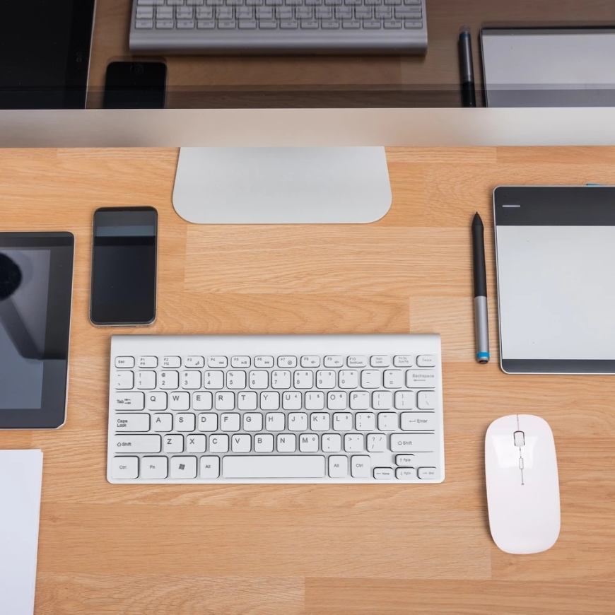 Wireless Keyboard and Mouse Set with USB Mini Slim e799 – 4