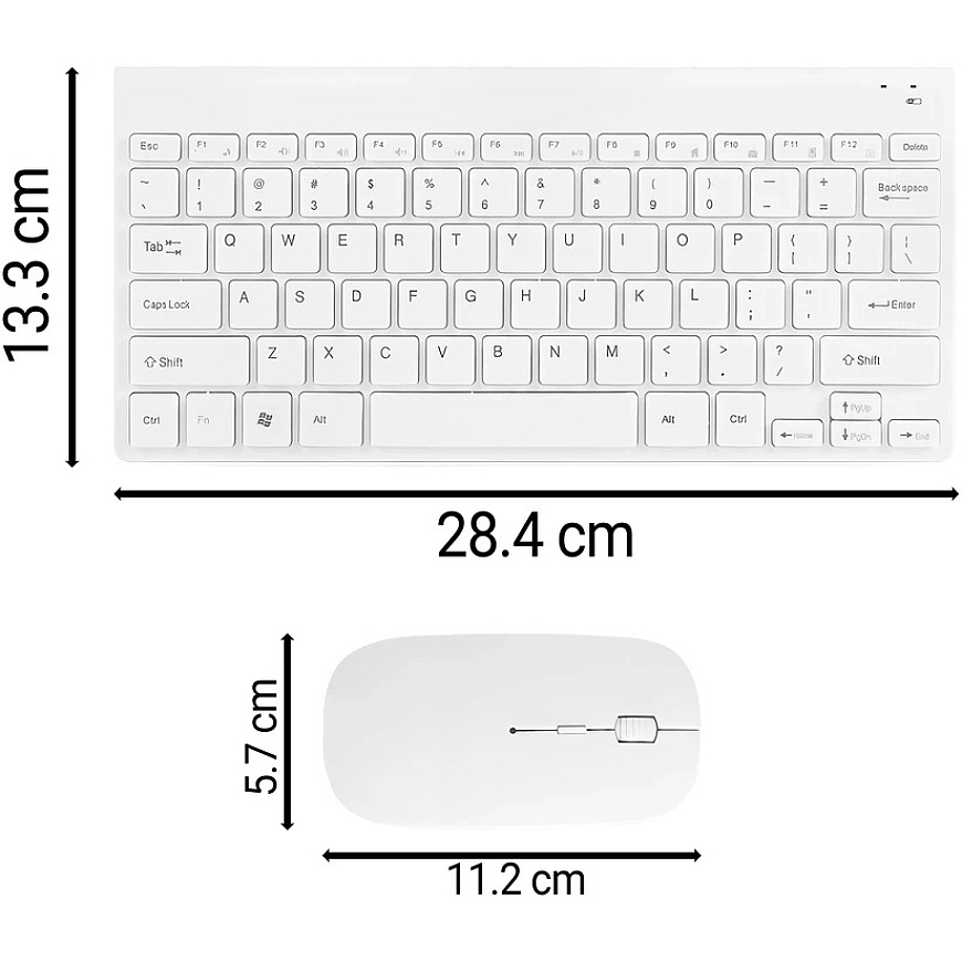 Langaton näppäimistön ja hiiren kokoelma USB mini ohut e799 – 5