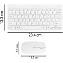 Langaton näppäimistön ja hiiren kokoelma USB mini ohut e799 Langaton näppäimistön ja hiiren kokoelma USB mini ohut e799