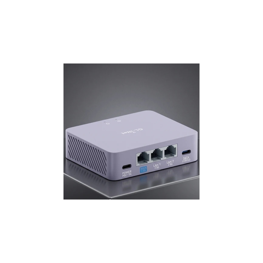 VPN lüüs - GL.iNet GL-MT5000 lüüs 3×2,5 Gb/s Multi-WAN USB-C 3.0 1 GB 8 GB