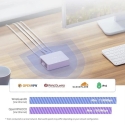 VPN Gateway - GL.iNet GL-MT5000 Gateway 3×2.5 Gb/s Multi-WAN USB-C 3.0 1 GB 8 GB VPN Gateway - GL.iNet GL-MT5000 Gateway 3×2.5 Gb/s Multi-WAN USB-C 3.0 1 GB 8 GB