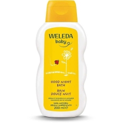 Weleda Baby Good Night Baby Bath Shower Gel for Children, 200 ml