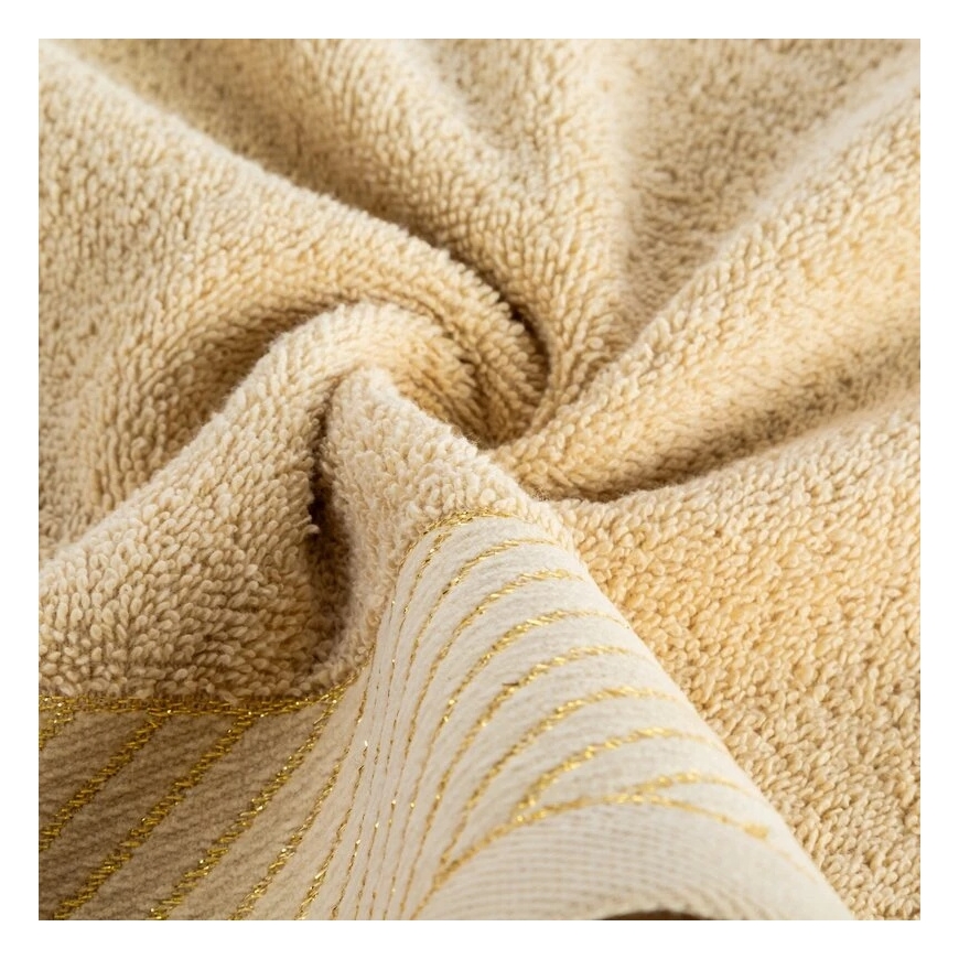 Eurofirany MH/R/GLAM/BEŻ+ZŁ 70X140(X3)500 Pyyhe – 4