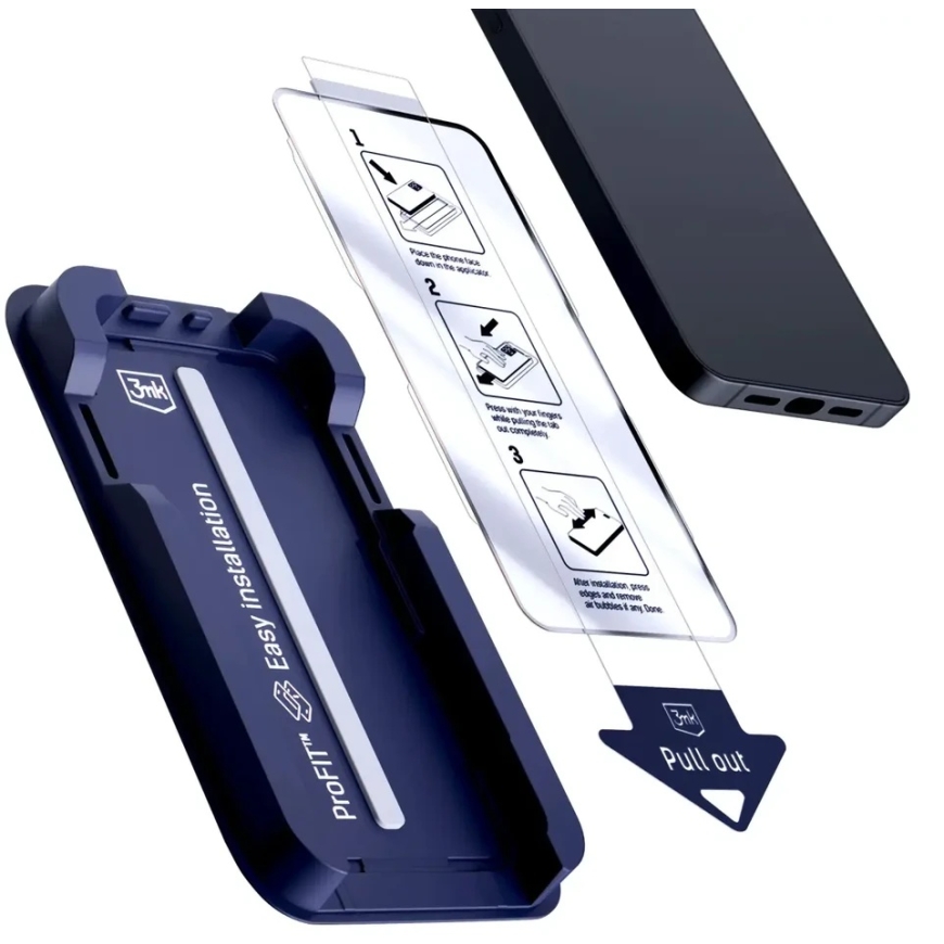 3MK HardGlass Max закаленное стекло с аппликатором, предназначенное для Samsung Galaxy S24/S25 – 3