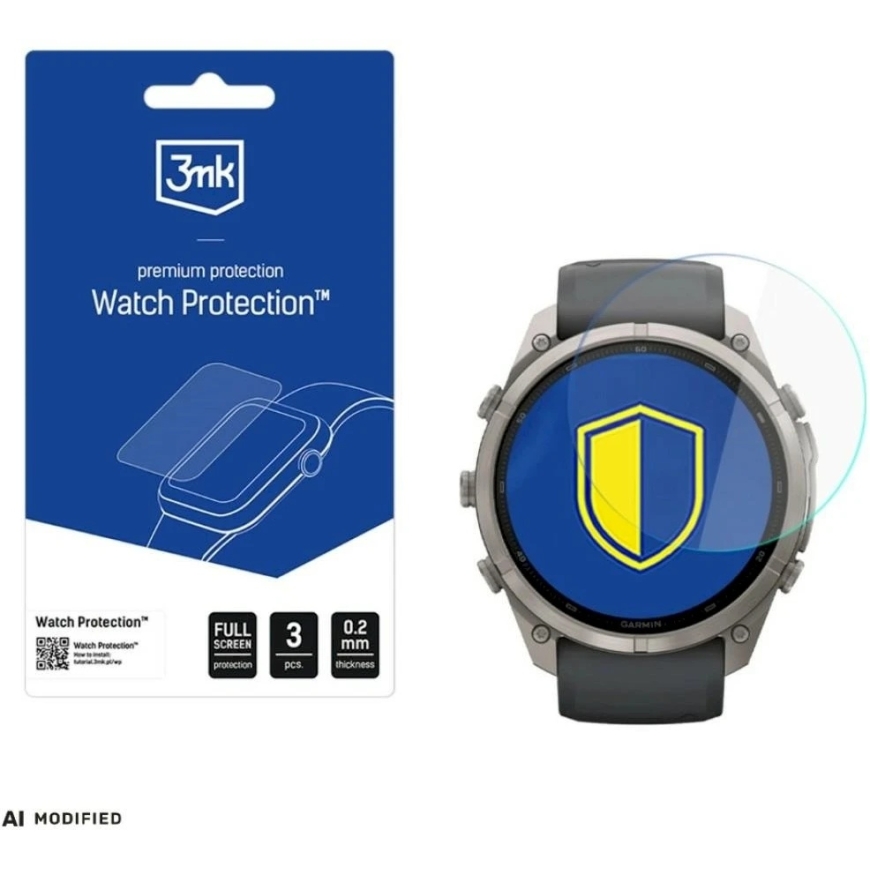3MK FlexibleGlass hübriidklaas Garmin Fenix 9 Pro 51mm jaoks – 3