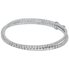 "Michael Kors Brilliance Kors MKJ8359CZ040" kaksinkertainen tennisrannekoru zirkonilla