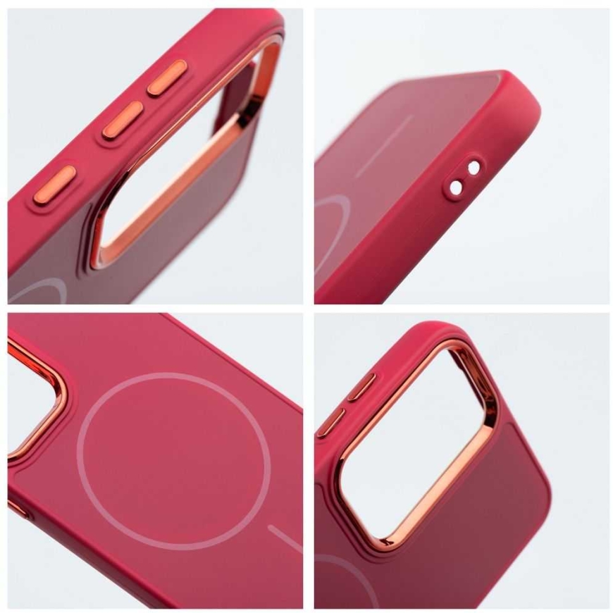 OEM apvalks Samsung A27 Frame Mag Cover, saderīgs ar MagSafe, magenta – 2