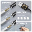 Axagon ADA-HA USB-A to 3.5mm jack Hi-Res DAC Audio Adapter, 384kHz/32bit, Stereo Axagon ADA-HA USB-A to 3.5mm jack Hi-Res DAC Audio Adapter, 384kHz/32bit, Stereo