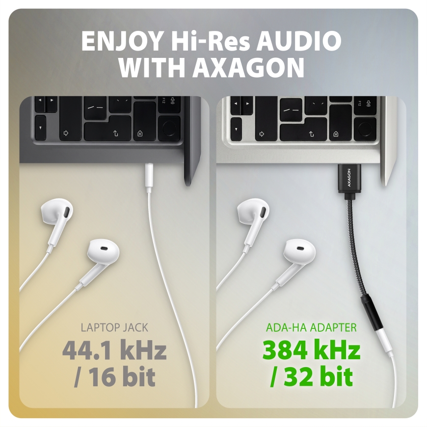 Axagon ADA-HA audio karte 2.0 kanāli USB – 5