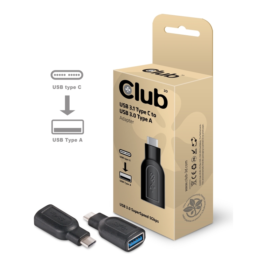 CLUB3D USB 3.1 Type C to USB 3.0 Adapter – 2