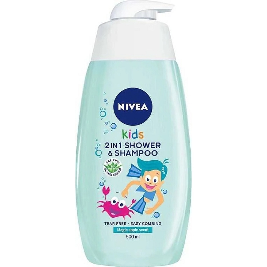Nivea 2в1 гель для душа Волшебное Яблоко