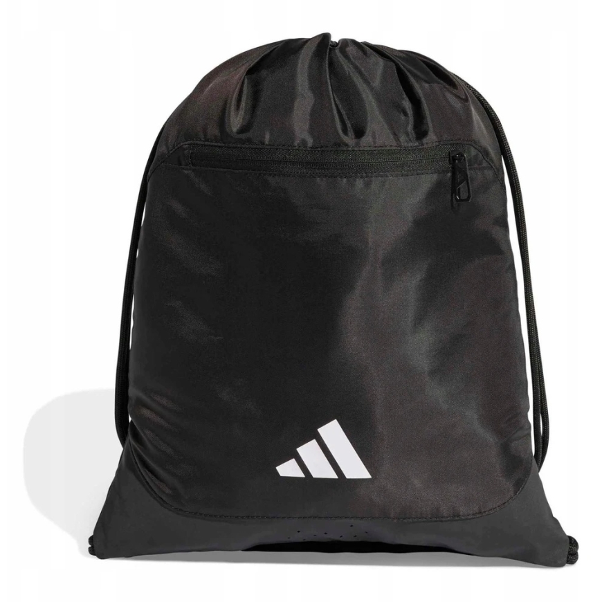 adidas Tiro Sportinis maišelis, juodas, kuprinės tipo krepšys sportui su raišteliais, JY7992 – 4