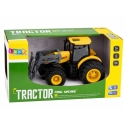 Lauksaimniecības traktors 1:24 dzeltena un melna