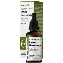 Pharmovit Memory and Concentration Food Supplement Drops 30 ml