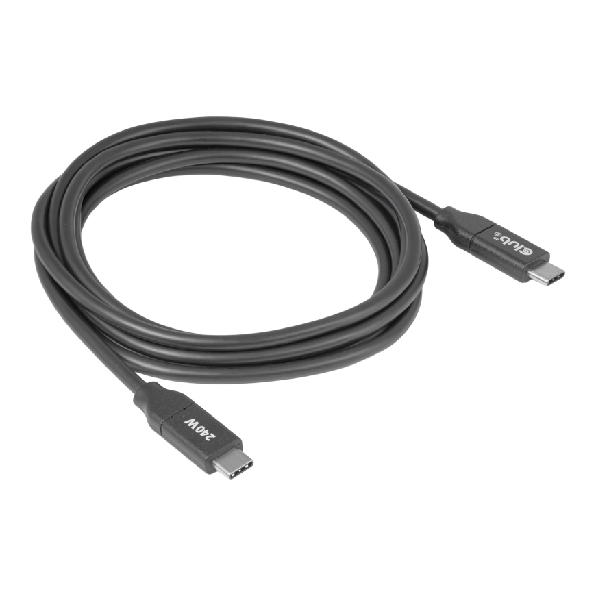 CLUB3D CAC-2506 USB кабель 2 m USB C 0 Gbit/s 240 W Черный – 5