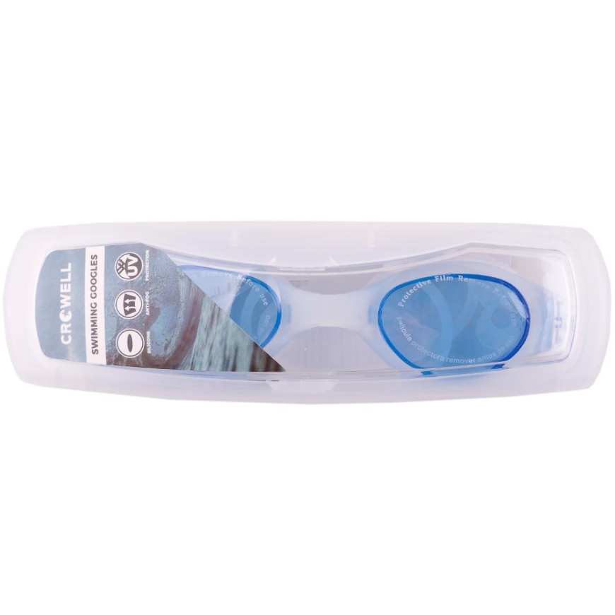 Crowell Storm White and Blue Swimming Goggles – 2