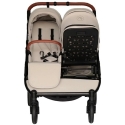 Коляска Baby Monsters „Easy Twin 5“ с комплектом дождевика – стеклянная керамика Коляска Baby Monsters „Easy Twin 5“ с комплектом дождевика – стеклянная керамика