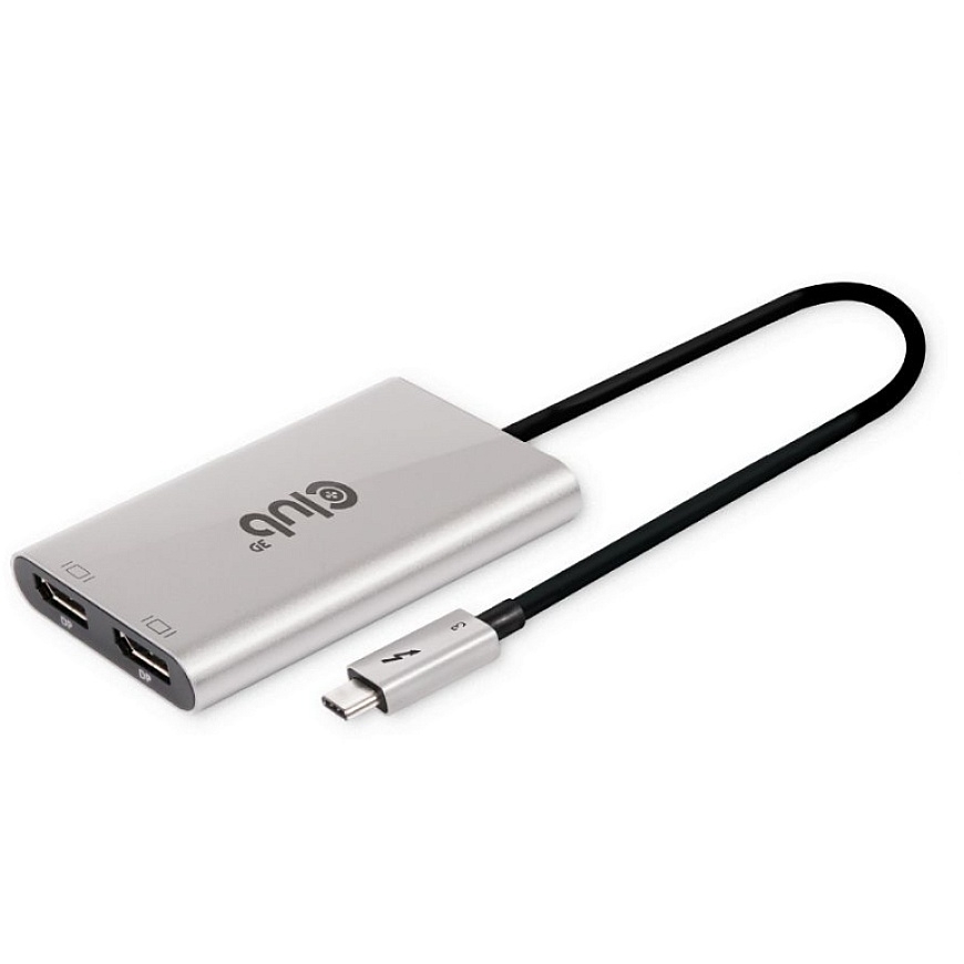 CLUB3D CSV-1586 keskitin Thunderbolt 3 40000 Mbit/s Hopea – 3