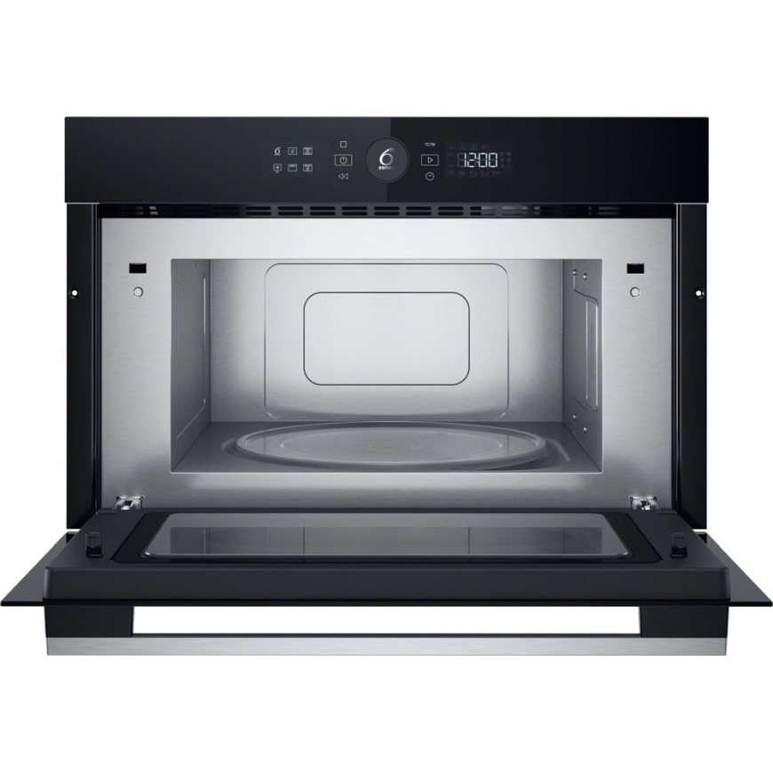 Whirlpool WMD54MX Черный, Нержавеющая сталь Микроволновая печь с грилем Встроенный 31 L 1000 W – 2
