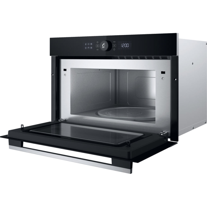 Whirlpool WMD54MX Черный, Нержавеющая сталь Микроволновая печь с грилем Встроенный 31 L 1000 W – 3