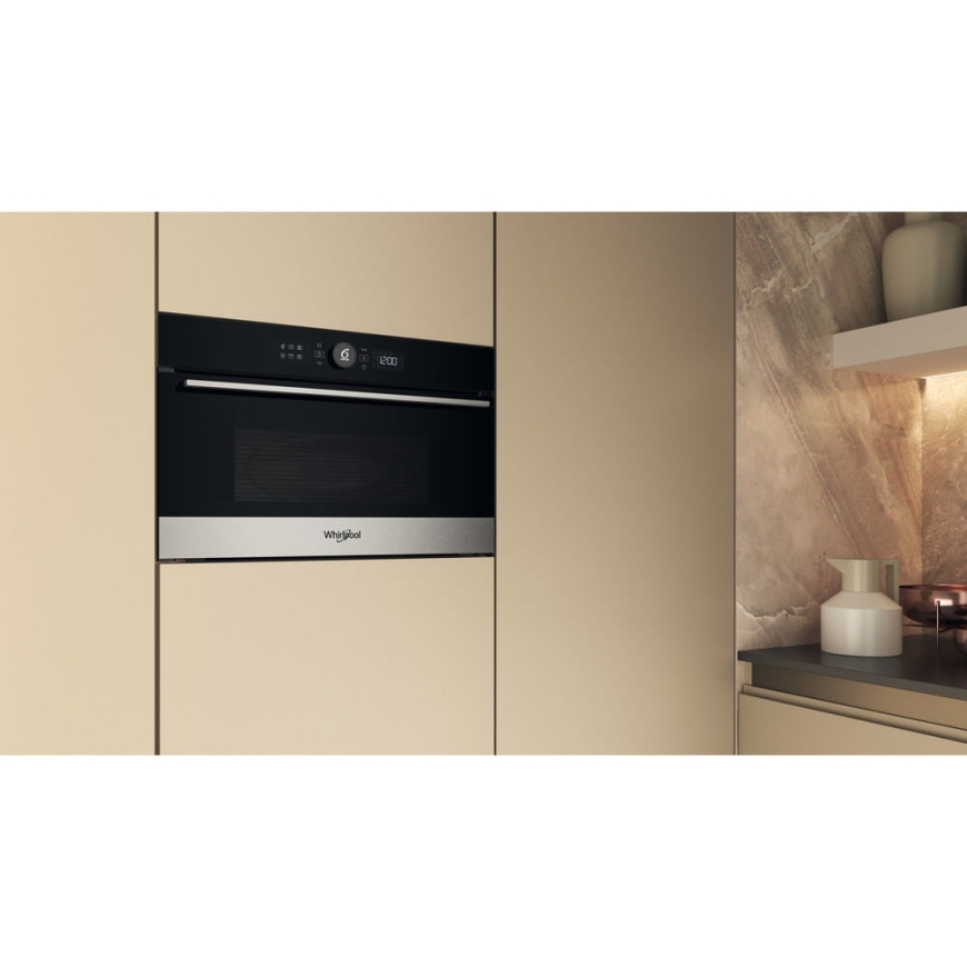 Whirlpool WMD54MX Черный, Нержавеющая сталь Микроволновая печь с грилем Встроенный 31 L 1000 W – 5