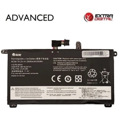 Kannettavan tietokoneen akku LENOVO 01AV493, 2000mAh, Extra Digital Advanced