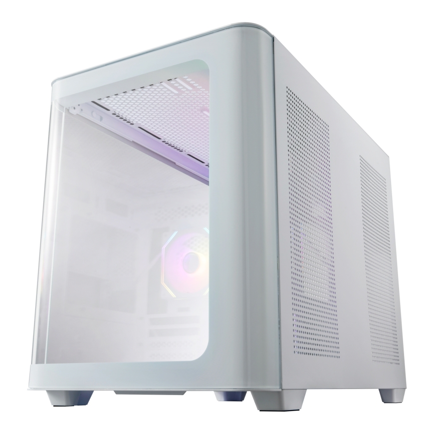 FSP S380-WA Case Mini Tower mITX, mATX White ARGB – 4