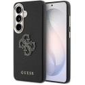 Guess PU 4G Resin Metal Logo -kotelo Samsung Galaxy S26+:lle mustana Guess PU 4G Resin Metal Logo -kotelo Samsung Galaxy S26+:lle mustana