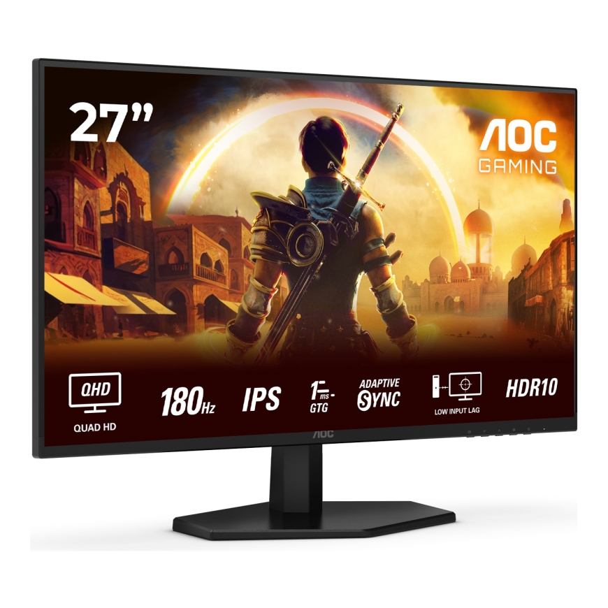 AOC G4 Q27G42XE monitori 68,6 cm (27") 2560 x 1440 pikseļi Quad HD Melns, Sarkans – 2