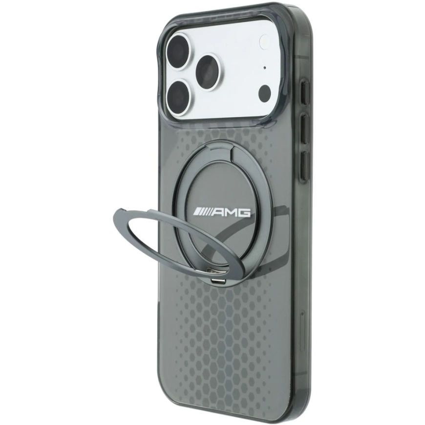 Mercedes AMG IML two-layer Urban Line case with ring and stand MagSafe for iPhone 18 Pro Max / 17 Pro Max – gray – 3