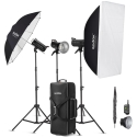 Studio Flash Kit - Godox SK300II D 300Ws Flash Units with Light Stands and Softboxes Black Studio Flash Kit - Godox SK300II D 300Ws Flash Units with Light Stands and Softboxes Black