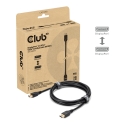 CLUB3D DisplayPort™ 2.1 DP54™ VESA® Certified Cable 8K120Hz 3m/ 9.84ft CLUB3D DisplayPort™ 2.1 DP54™ VESA® Certified Cable 8K120Hz 3m/ 9.84ft