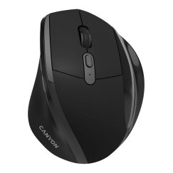 Мышь CANYON OnClick 17 Эргономичная 6 кнопок 1600DPI Беспроводная Черная