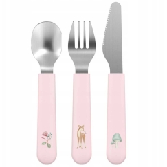 Little Dutch Mepal 3-piece children's cutlery set 'Fairy Garden'