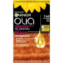 Garnier Olia ilgalaikiai dažai 7.40 Intensyvi vario spalva