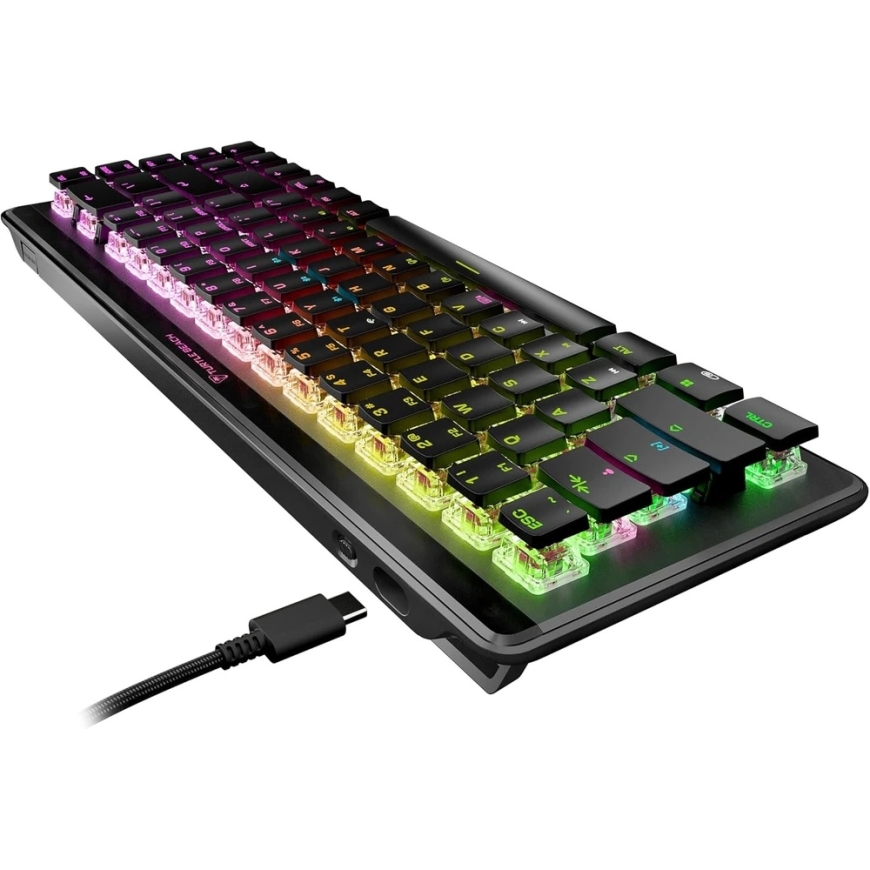 Turtle Beach Vulcan II Mini Air 65% musta juhtmega mehaaniline klaviatuur (punane lüliti, USA) – 3