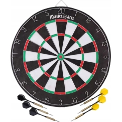 Master Darts Двусторонний дартс с дротиками, 45 см + 6 шт. дротиков
