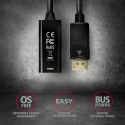 Axagon RVD-HI14N vaizdo kabelio adapteris 0,18 m DisplayPort HDMI Juoda Axagon RVD-HI14N vaizdo kabelio adapteris 0,18 m DisplayPort HDMI Juoda