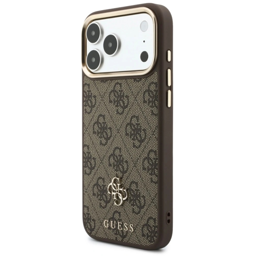 Guess 4G Case with Wallet and Lanyard Magsafe for iPhone 18 Pro Max / 17 Pro Max brown – 2