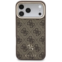 Guess 4G maciņš ar maciņu un siksnu Magsafe iPhone 18 Pro Max / 17 Pro Max brūnā krāsā Guess 4G maciņš ar maciņu un siksnu Magsafe iPhone 18 Pro Max / 17 Pro Max brūnā krāsā