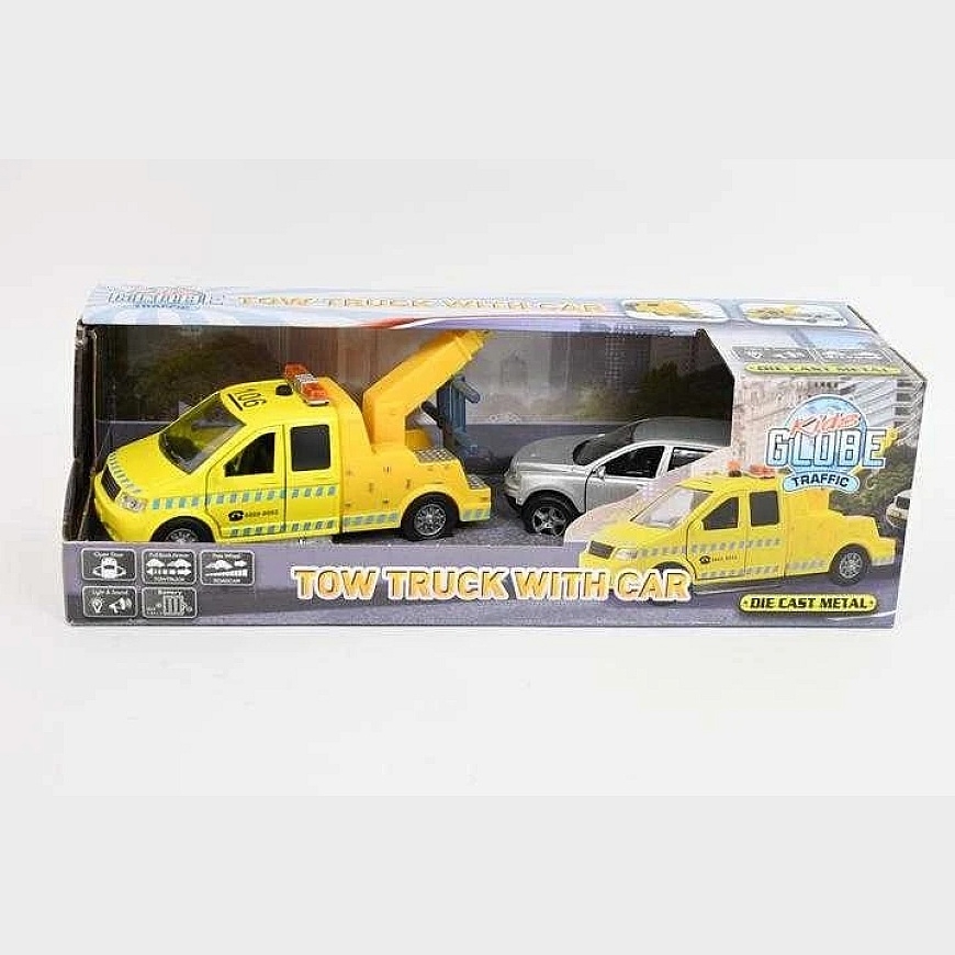 Hipo HKG Autovežis su automobiliu 26 cm šviesos/garsai 510428 54432 – 2