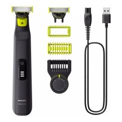 Philips QP6542/15 триммер для бороды Аккумулятор 14 1 cm Влажное и сухое Черный, Лайм