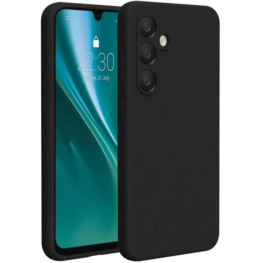 Black silicone Mag case for Samsung Galaxy A57 5G – 5