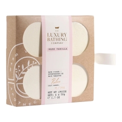 Milton komplekts, The Luxury Bathing Company, Silta vaniļa, vannas bumba, 4 gab., 50 g, sievietēm
