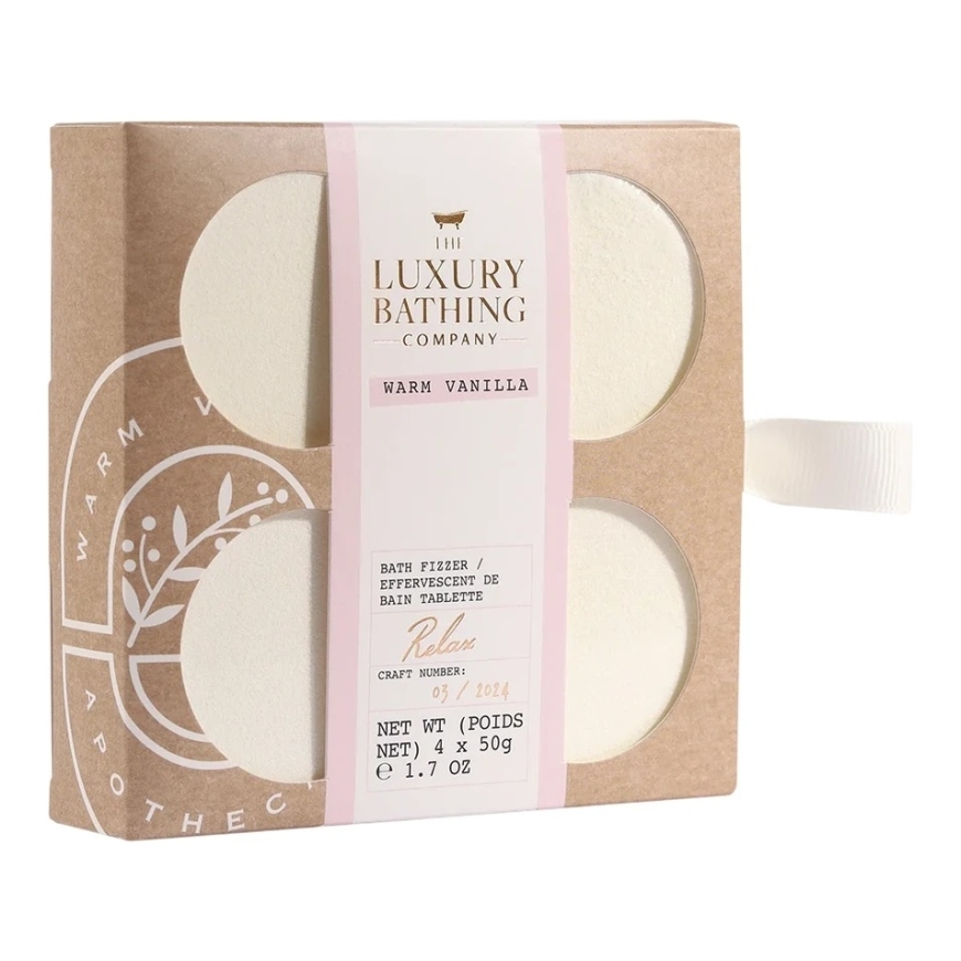 Miltoni komplekt, The Luxury Bathing Company, Soe vanill, vannipomm, 4 tk, 50 g, naistele