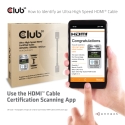 CLUB3D cac-1373 HDMI kabelis 3 m Juoda