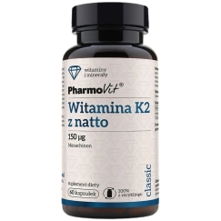Pharmovit Vitamino K2 from natto 150 µg dietary supplement 60 capsules