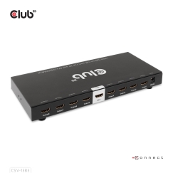 CLUB3D CSV-1383 video sadalītājs HDMI 8x HDMI